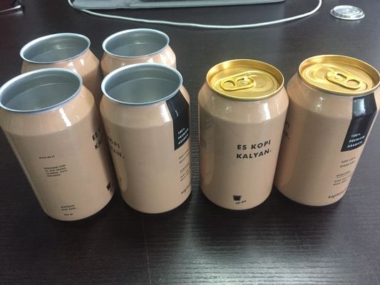 Le rétrécissement fait sur commande gaine les boîtes en aluminium avec les couvercles 12oz 16oz pour la petite quantité